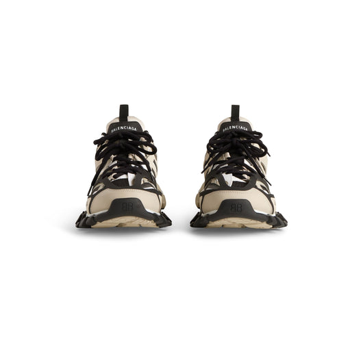 SNEAKER TRACK EN BEIGE/NOIR