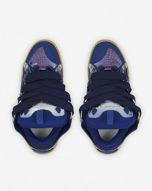 LANVIN METALLIC CORNFLOWER