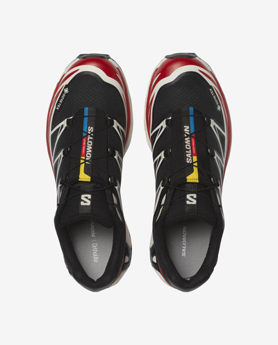 Salomon XT-6 Gore-Tex Black / Flame Scarlet / Vanilla Ice
