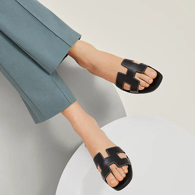 Hermes - Claquettes Noir