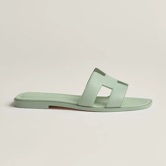 Hermes - Claquettes Vert d'eau