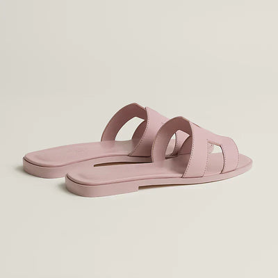 Hermes - Claquettes Rose Cancan