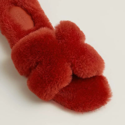 Sandales Oran - Rouge Turin