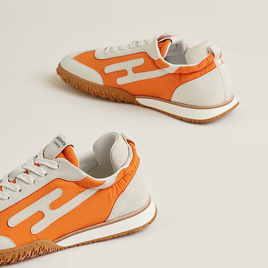 Hermes Jet Orange Flamme / Blanc